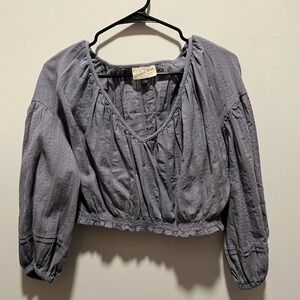 Gray Women's Top